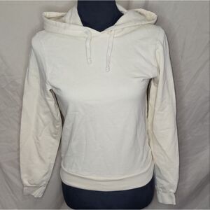 NWOT American Apparel light yellow hooded sweatshirt